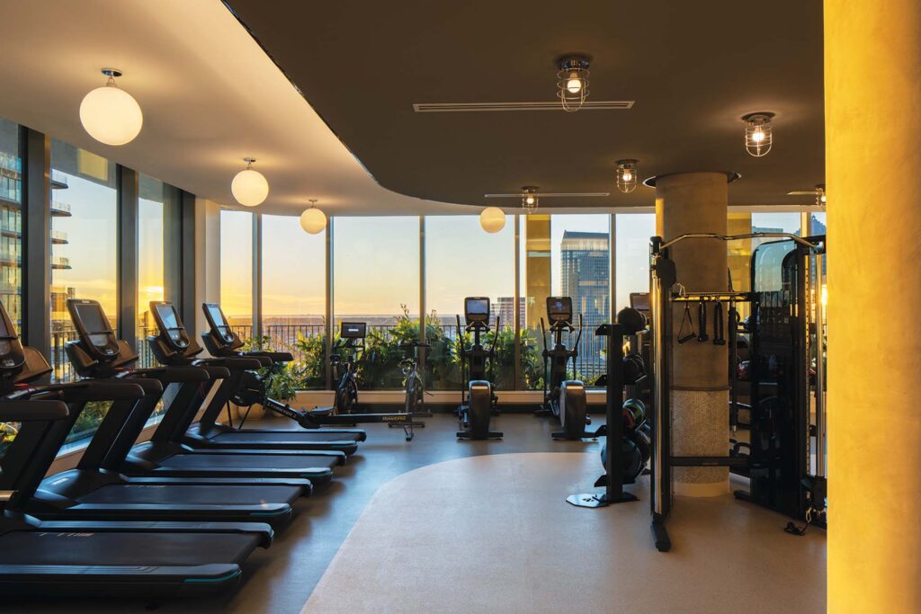 View from the Fitness Center at Cora